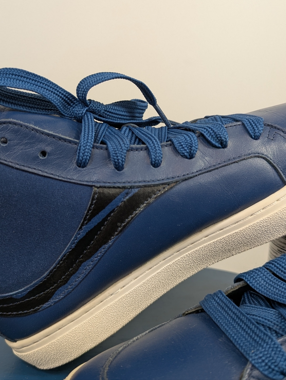 Coach NASA Space Collection Coach G1386 High Tops Retro Sneakers Blue Mens 8.5 - Picture 4 of 16